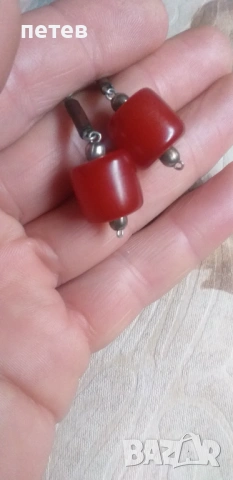 Кехлибарени обеци. Кехлибар., снимка 6 - Антикварни и старинни предмети - 53061809