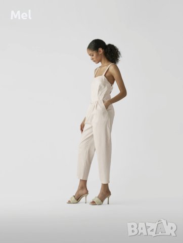 BA&SH бял гащеризон, р-р M/L, 100% памук, снимка 4 - Гащеризони - 43576387