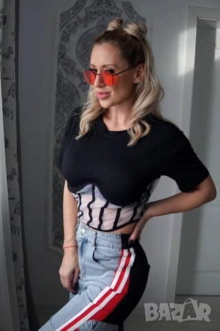 ефектна тениска , снимка 2 - Тениски - 51773428