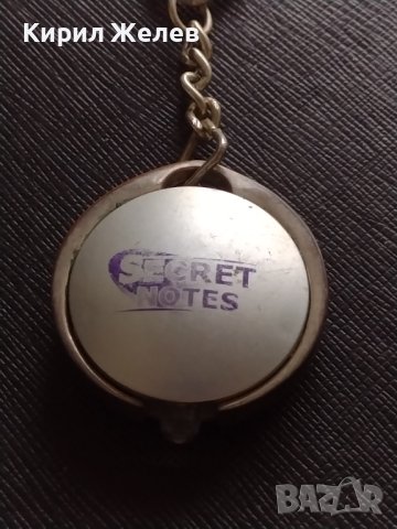 Рекламен ключодържател SECRET NOTES 🎶 за КОЛЕКЦИЯ ДЕКОРАЦИЯ 42309, снимка 2 - Колекции - 43667694