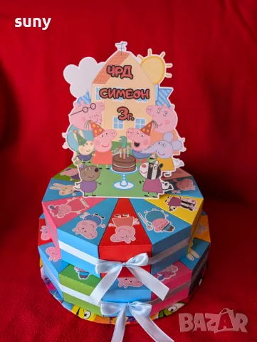 Картонена торта Зайче, снимка 17 - Фигурки - 49789030