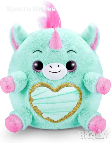 Рейнбоукорнс плюшен еднорог Rescue Surprise Яйце с 25 изненади Zuru Rainbocorns плюшена играчка, снимка 4 - Плюшени играчки - 47626801