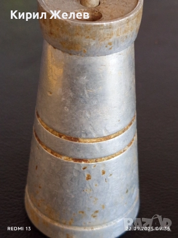 Стара алуминиева мелничка за пипер НРБ от соца рядка за КОЛЕКЦИОНЕРИ 36806, снимка 3 - Други ценни предмети - 51791818