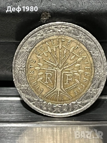 Рядка Френска монета, снимка 2 - Колекции - 53181237