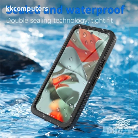 Google Pixel 9a Удароустойчив/IP68 Waterproof PC + TPU Калъф и Протектор