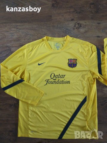 nike Barcelona FC Barca FCB Spain nike 2011/12 men's - страхотна мъжка блуза КАТО НОВА ХЛ, снимка 5 - Блузи - 40423142