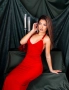Стилна Червена Дамска Рокля , снимка 4
