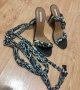Страхотни сандали на ток 40 номер Marina Galanti, снимка 1 - Дамски обувки на ток - 37540005