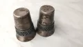 Стари посребрени чашки,филигран,Юммет,мелхиор,СССР, за ликьор, снимка 9