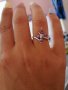 Сребърен пръстен модел R067, снимка 3