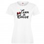 Дамска тениска за моминско парти ОТБОР БУЛКА Team Bride Disney 01