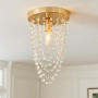 Луксозен плафон с кристали – впечатляващ светлинен ефект дори в малки помещения, снимка 4