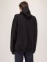 BALENCIAGA BLACK TOP MODEL LOGO PRINT OVERSIZED Мъжко / Дамско Горнище тип Суичър size S (M), снимка 4