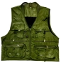 Рибарска жилетка в зелено, размери 2XL/3XL, с много джобове, снимка 5