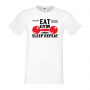 Мъжка тениска Eat Gym Sleep Repeat,Фитнес.спорт,Щанги,Тренировки,Спортуване,Gym., снимка 1