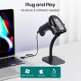 Нов Жичен USB QR баркод четец 1D/2D със автоматично сканиране за POS и склад, снимка 2