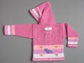 Бледо розова перуанска детска жилетка, размери от 0 до 7 години , снимка 2