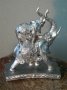 Продавам красива и стара статуетка със слонове., снимка 2