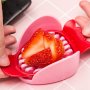 943 Уред за рязане на ягоди с 3 приставки резачка за ягоди киви яйцерезачка, снимка 3