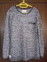 страхотна плътна блуза с джобче черно и бяло Calvin Klein, снимка 1 - Блузи с дълъг ръкав и пуловери - 27969506