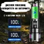 Мощен лазерен фенер акумулаторен лед ръчен прожектор Power Bank зарядно, снимка 2