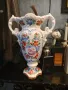 Френска антикварна порцеланова ваза, снимка 1