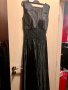 Сатенена дълга рокля, снимка 1 - Рокли - 43441237