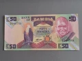 Банкнота - Замбия - 50 квача UNC | 1986г. - 1987г., снимка 1