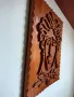 Красиво Дървено Пано Дърворезба, снимка 3