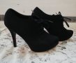 Черни дамски обувки на ток Graceland , снимка 4