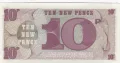 10 пенса (британска армия), Великобритания, снимка 2