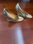 Дамски елегантни златни обувки Sara Pen кожа, снимка 9