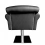 Фризьорски стол AA310 тип кресло с капси - син/черен, снимка 5