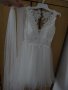 Булчинска/Сватбена рокля -  Официална/Елегантна бяла рокля, снимка 11