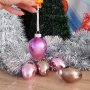Коледни топки за елха с форма на яйце коледна украса за окачване, снимка 1 - Декорация за дома - 26701358