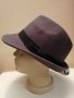 Дамска шапка с периферия Вълнена Сива 58 см, снимка 2