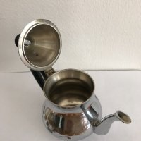 Винтидж бронзов никелиран чайник №0409, снимка 5 - Антикварни и старинни предмети - 33595487