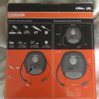 Аналогов компресор Osram модел 200 за гуми 12V, 10A, 5.5bar, снимка 4 - Аксесоари и консумативи - 35055850