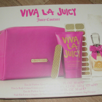 JUICY COUTURE-Viva La Juicy-нов парфюмен сет в 6 части & с подаръчна хартиена чанта Juicy Couture, снимка 2 - Дамски парфюми - 36465612