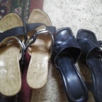Чехли и сандали 39+подарък, снимка 1 - Сандали - 26230264