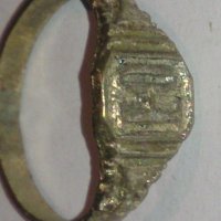 Интересен пръстен сачан ръчна изработка -66801, снимка 3 - Антикварни и старинни предмети - 28875610