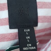 Мъжка риза H&M, L, снимка 4 - Ризи - 32888942