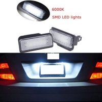 LED Диодни Плафон Mercedes C S W203 W204 W220 за Заден Номер Светлини, снимка 2 - Аксесоари и консумативи - 32940643