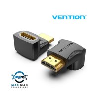 Адаптер HDMI прав ъгъл 270 градуса M/F - Vention-AINB0, снимка 1 - Кабели и адаптери - 43022093