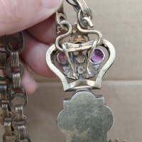 Сребърен епископски кръст с позлата, снимка 12 - Други ценни предмети - 44843604