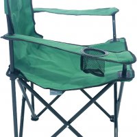 Стол за къмпинг, рибарски стол, тъмнозелен, снимка 3 - Къмпинг мебели - 34705763