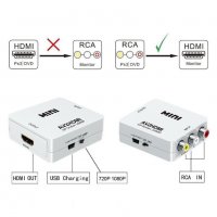 Конвертор HDMI към 3 чинча (RCA) - КОД 3717, снимка 4 - Други - 37165833