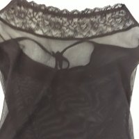 Секси бельо изцяло прозрачно, с коприна и дискретни розови панделки, снимка 5 - Бельо - 37338421