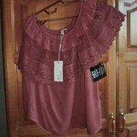 Нова блуза с едно голо рамо, снимка 2 - Ризи - 37250809