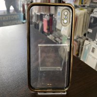 Apple iPhone X Прозрачен кейс с кант, снимка 4 - Калъфи, кейсове - 38480742